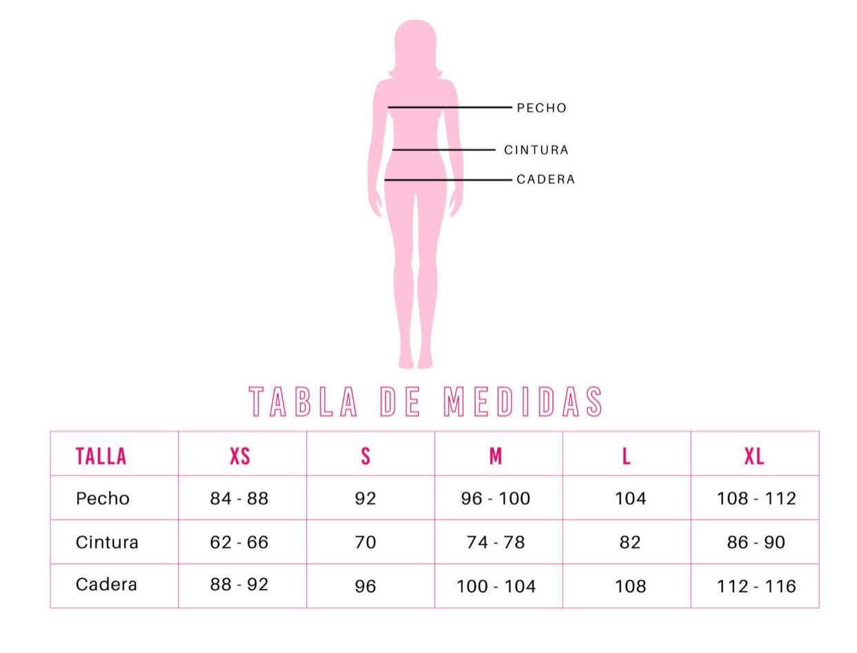Guía de tallas del producto